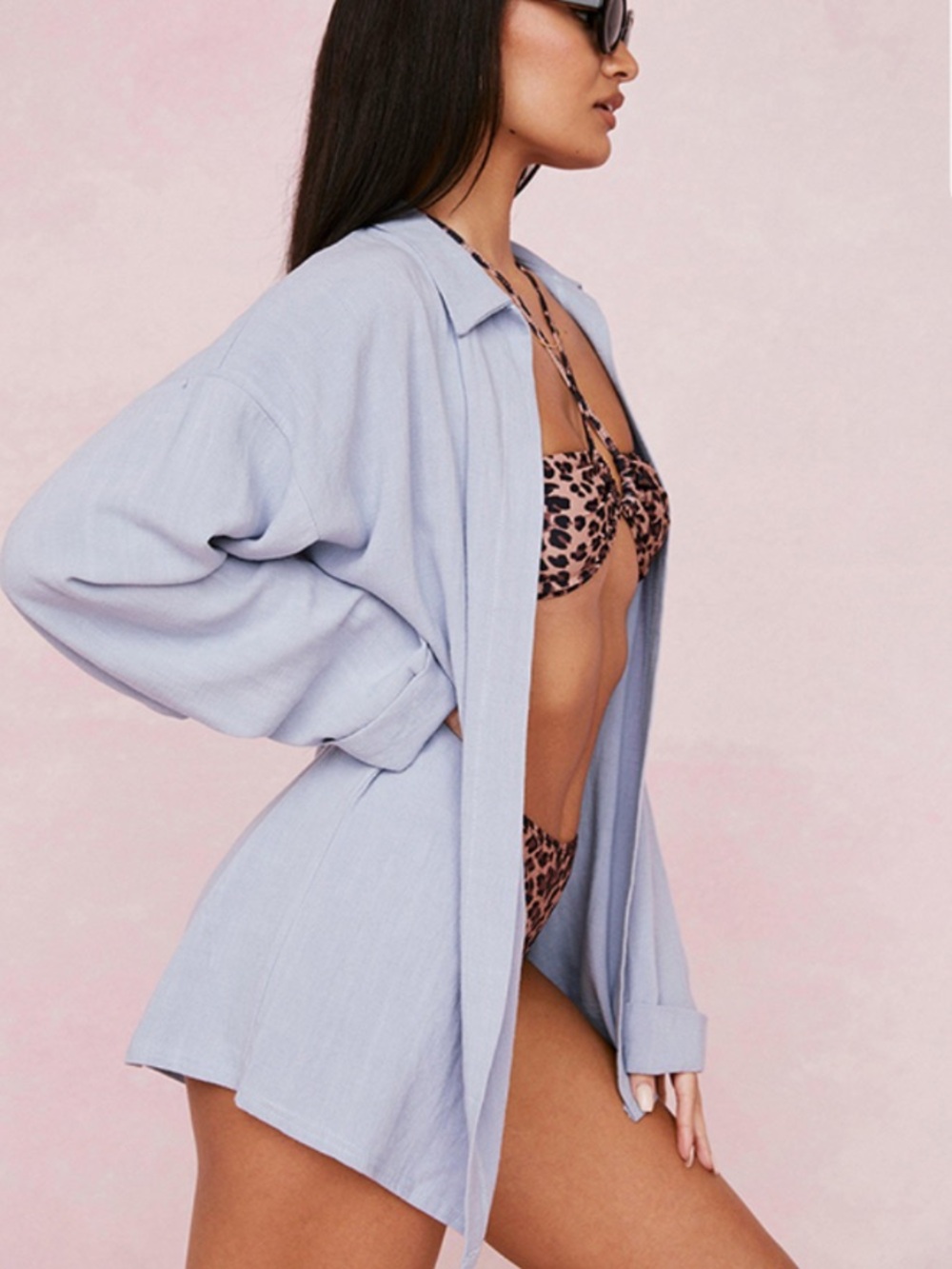 NASTY GAL SWIM COVERUP - Picture 2 of 6